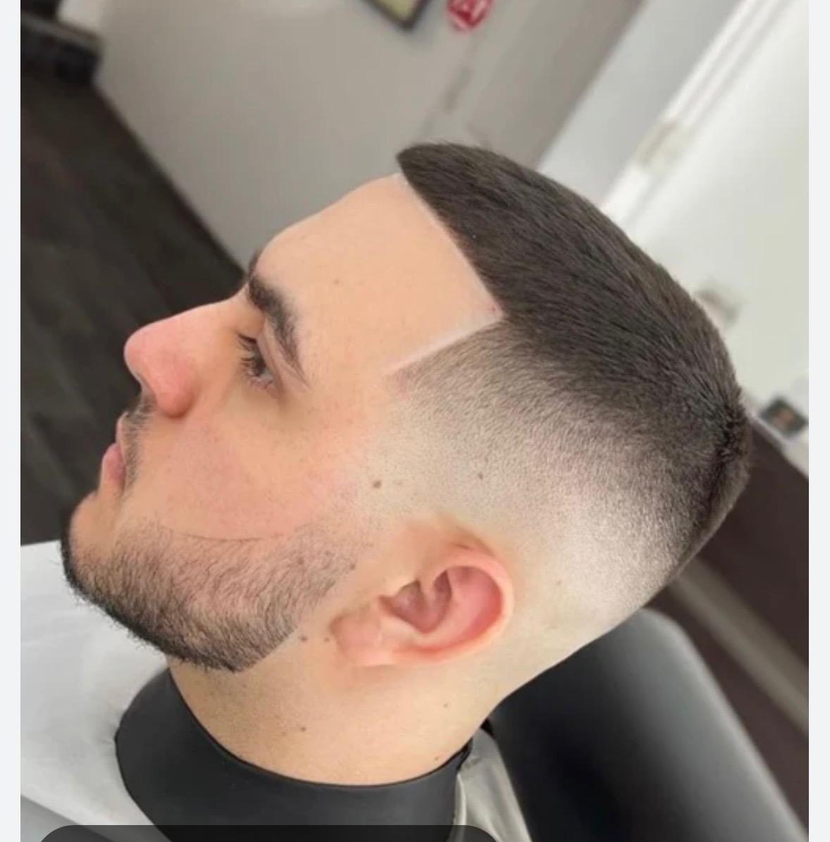 Men's fade haircut at Studio 27